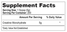 Cargar imagen en el visor de la galería, HTP Creatina Monohidratada 400 g. (sin sabor)
