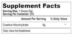 HTP Creatina Monohidratada 400 g. (sin sabor)